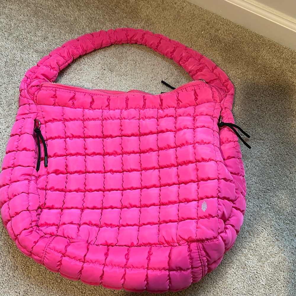 Free People Quilted Carryall bag - basically brand new and only carried once.